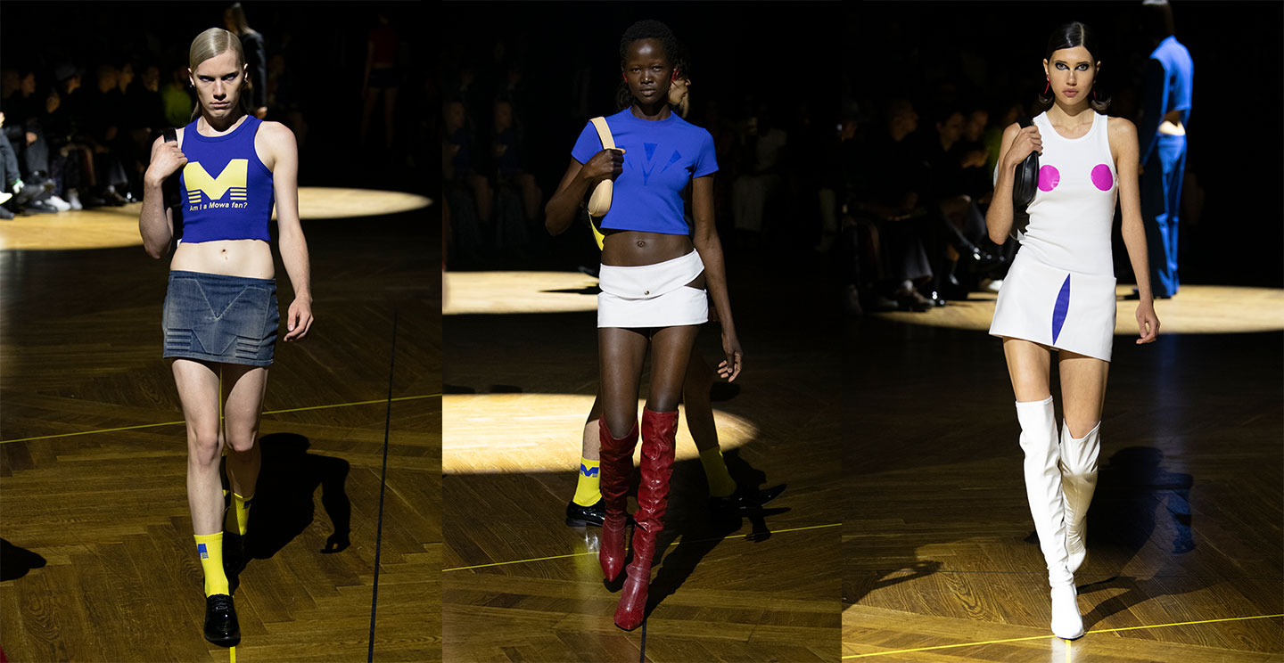 Looks from Mowalola Ogunlesi's s-s 23 collection
