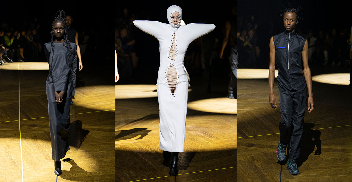 Looks from Mowalola Ogunlesi's s-s 23 collection