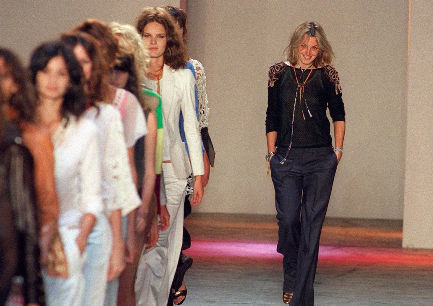 Philo followed Stella McCartney to Chloé in 1997 and took the top job in 2001 when McCartney left to set up her own fashion house