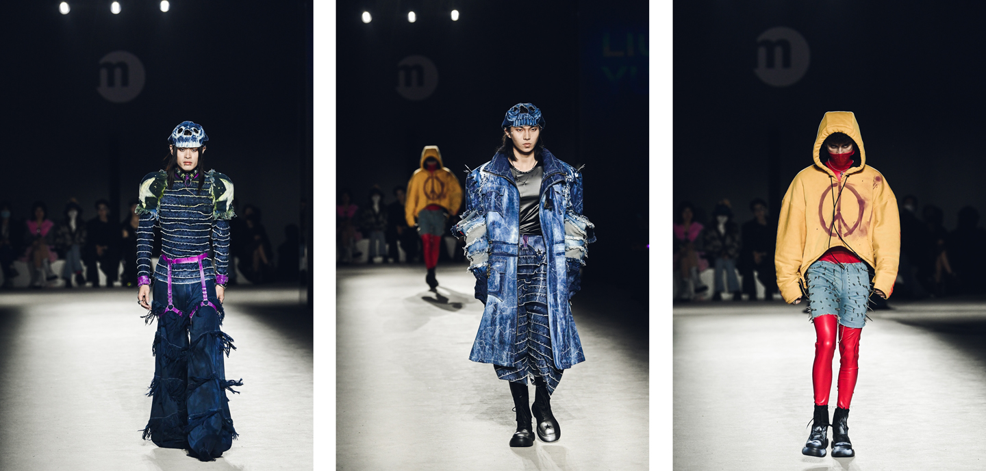 “The Land of Blossom” collection presented by Liu Yuijia at Istituto Marangoni Shanghai's ZETA fashion show