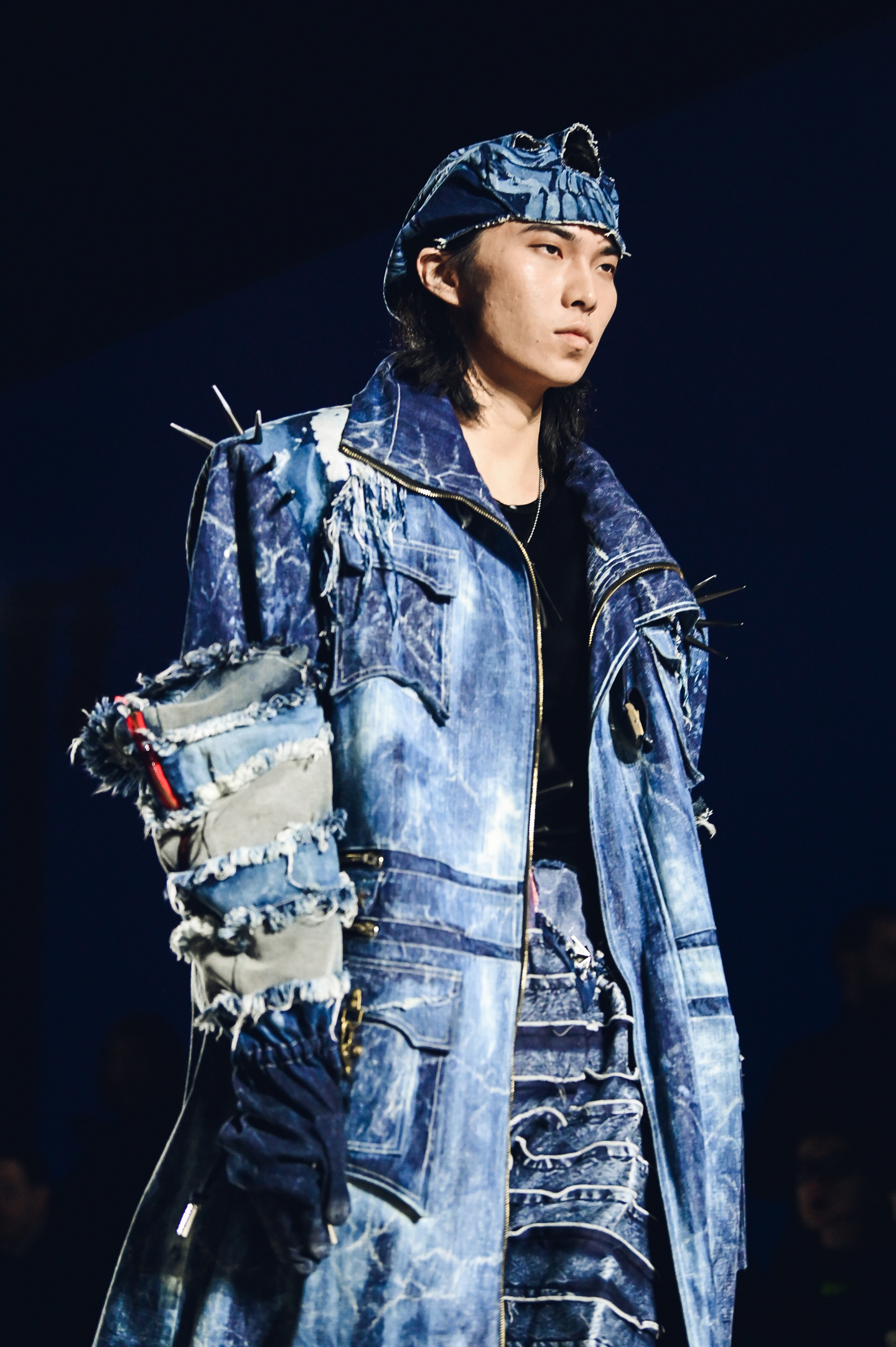 Details from a look presented by Istituto Marangoni Shanghai Fashion Design graduate Liu Yuijia