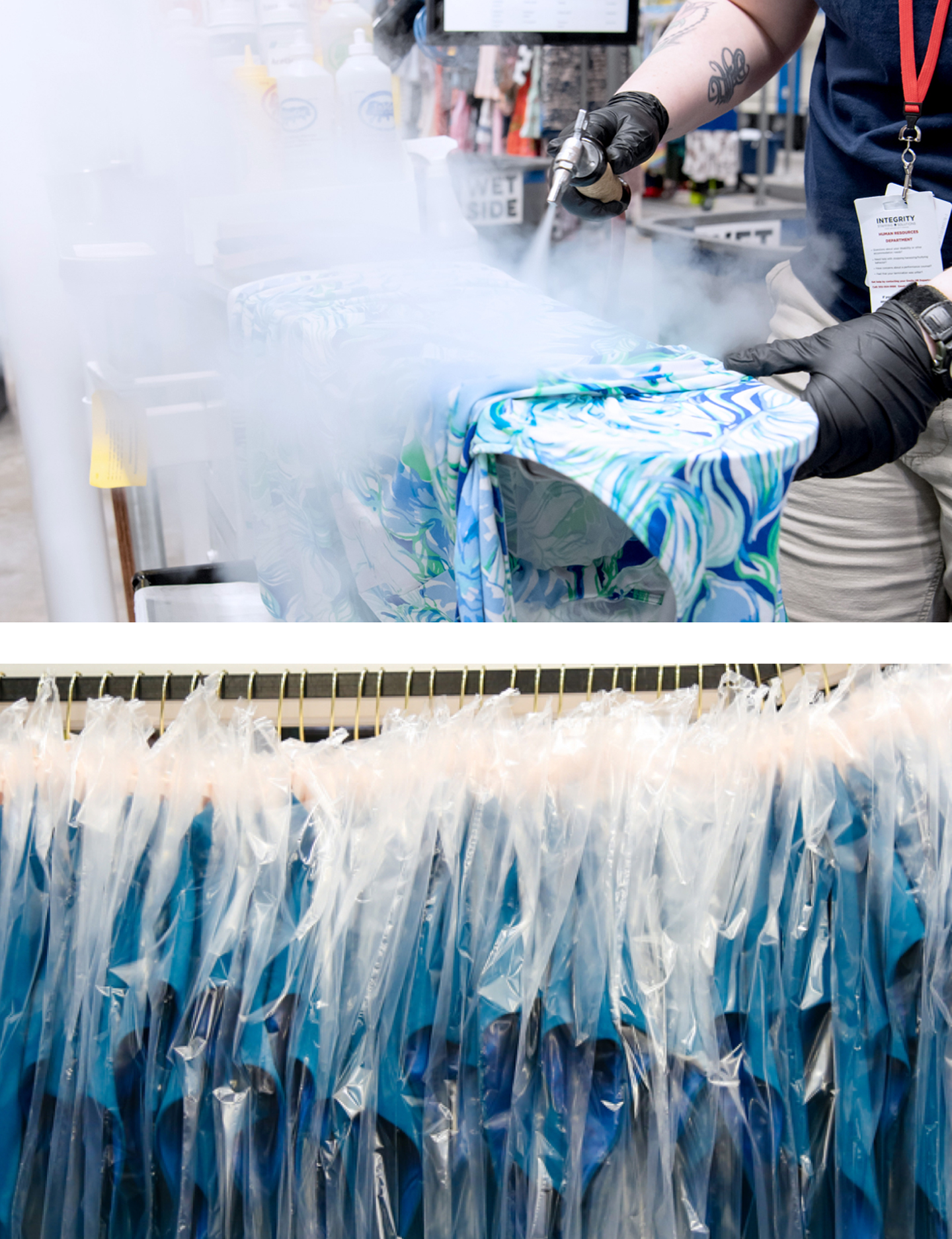 From renttherunway.com: Dry cleaning is a key part of Rent the Runway’s success