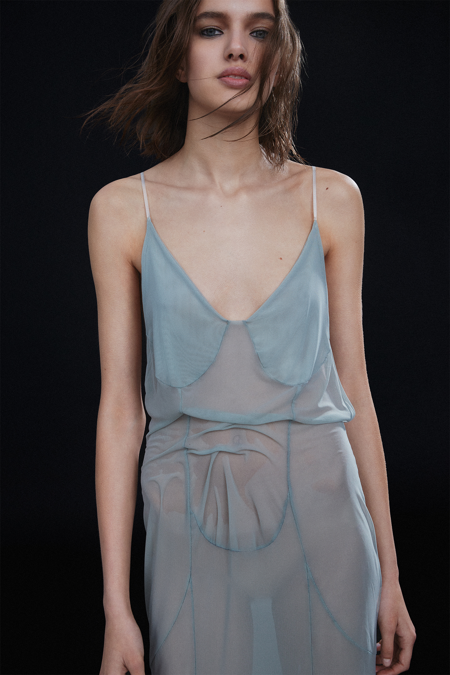 Photographer Lucrezia Ganazzoli, Makeup Artist Cosetta Giorgetti, Hair Stylist Pierpaolo Lai, Hair Assistant Manuel Sunda, Digital Operator Andrea Cederle, Light Assistant Vincenzo del Negro, Model Evelina Safenreiter