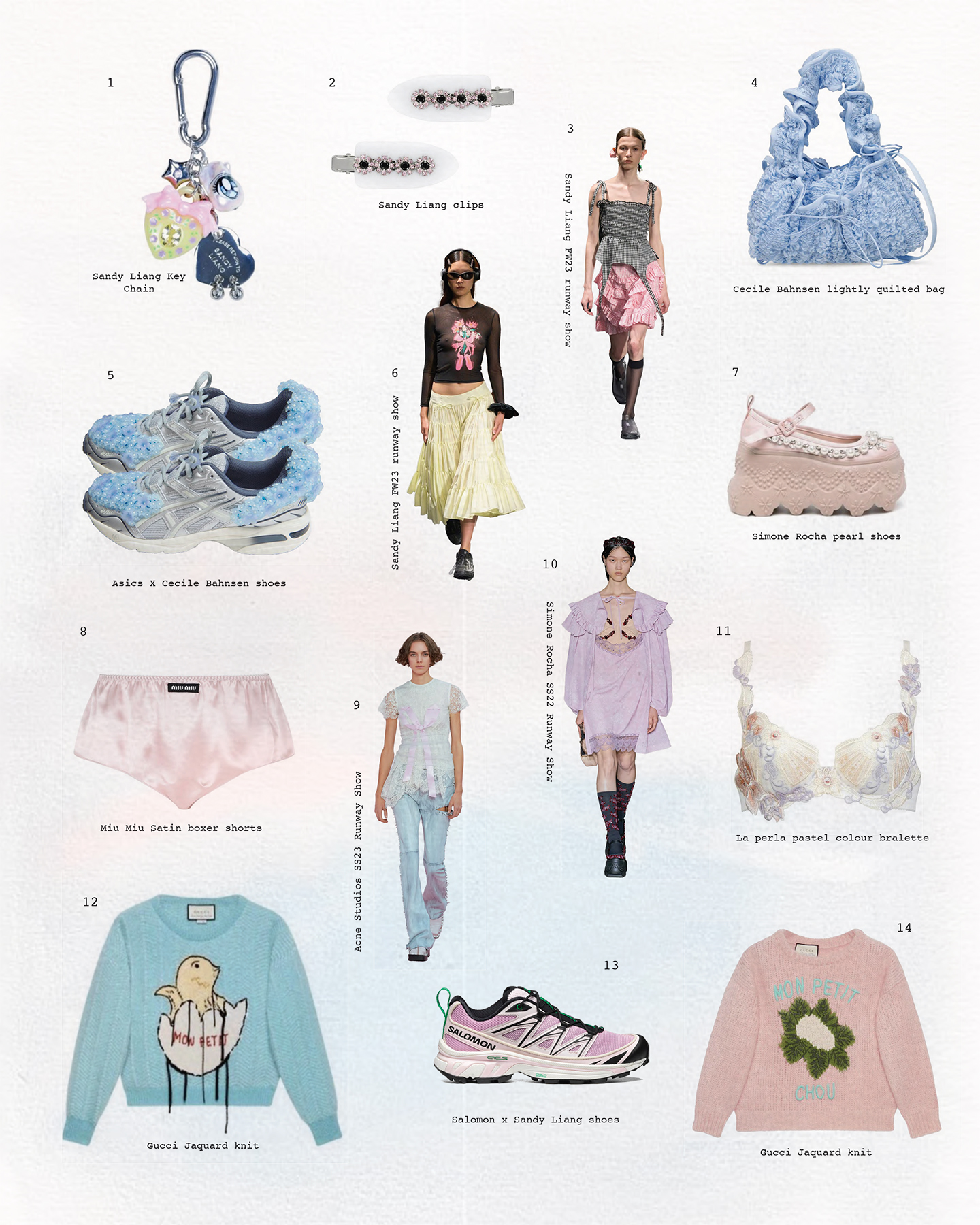 In fashion, many designers and brands have embraced romantic and nostalgic moods with their collections