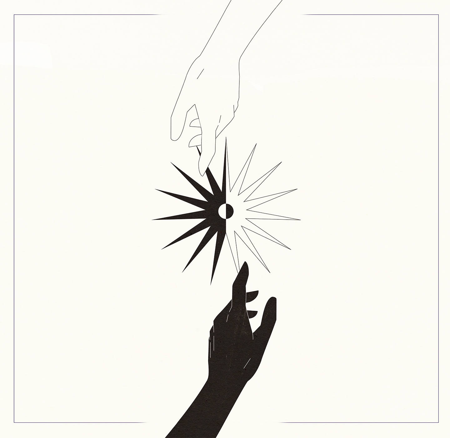 The dualism of human nature. © Artwork by Constanza Coscia, Istituto Marangoni alumna and graphic designer
