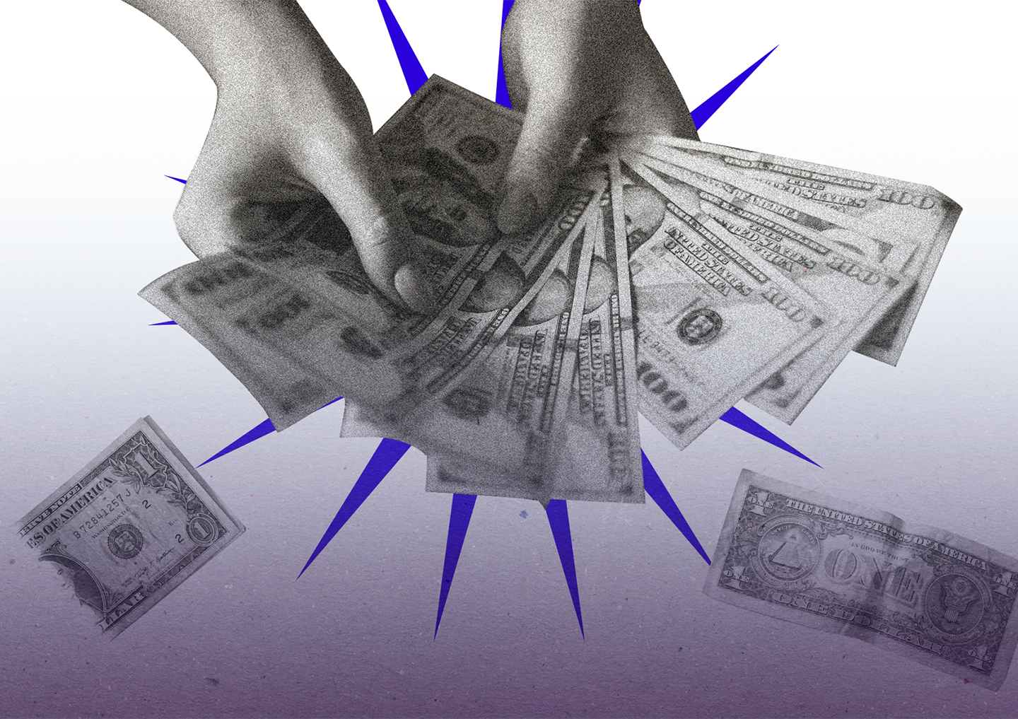 The greed of human nature. © Artwork by Constanza Coscia, Istituto Marangoni alumna and graphic designer