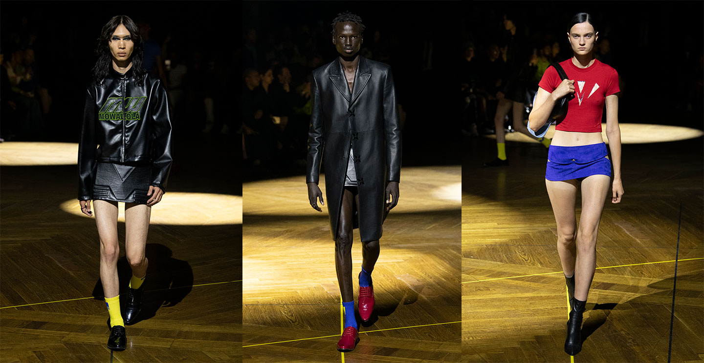 Looks from Mowalola Ogunlesi's s-s 23 collection
